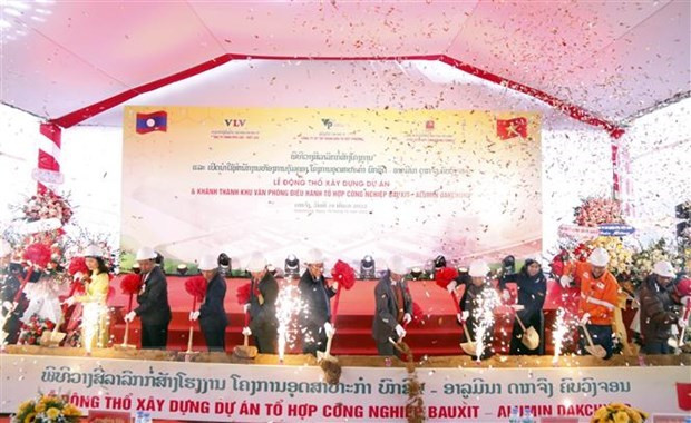 Work starts on Vietnam’s biggest project in Lao province hinh anh 1