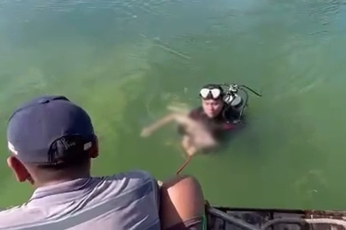 Rủ nhau bơi ở hồ Trị An, một thanh niên bị đuối nước