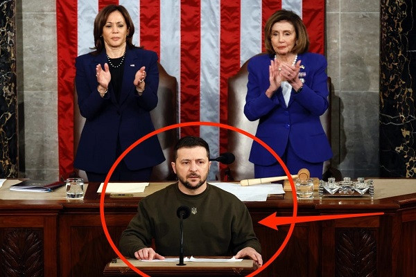 Cháy hàng mẫu áo len ông Zelensky mặc khi phát biểu trước Quốc hội Mỹ