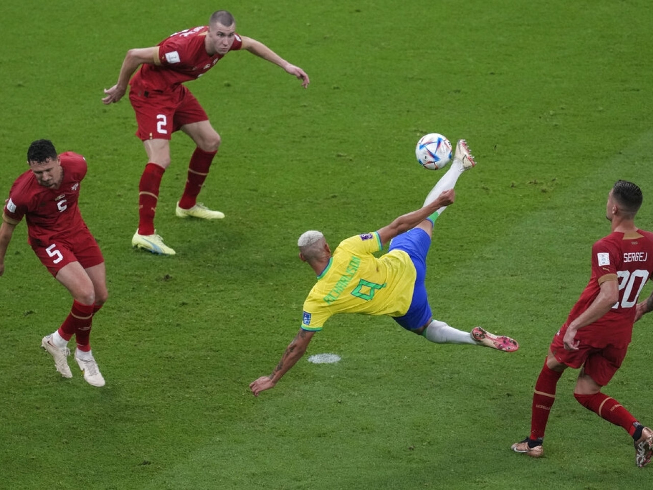 Richarlison giành Bàn thắng đẹp nhất World Cup 2022