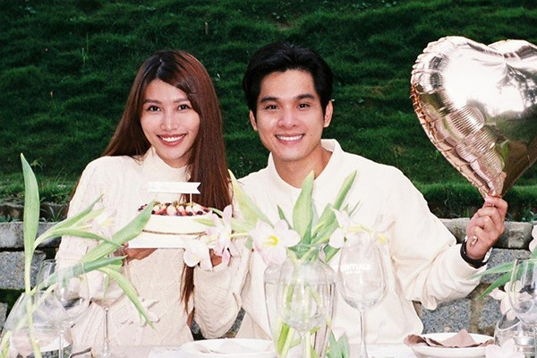 Á hậu Quỳnh Châu công khai bạn trai