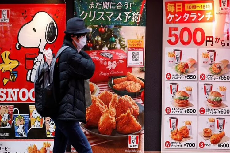 Gà rán KFC đã trở thành món truyền thống dịp Giáng sinh ở Nhật Bản