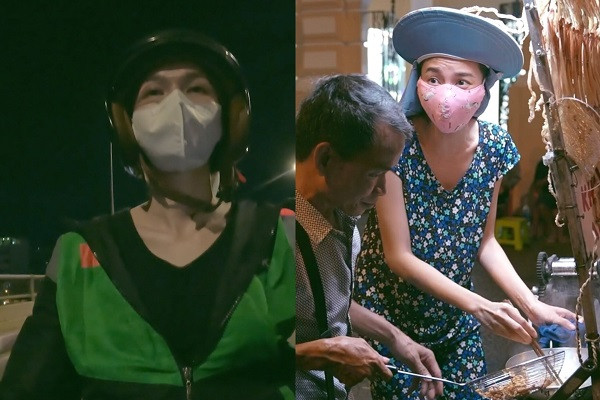 Thùy Tiên hóa thân drag queen, bán hàng rong, chạy xe ôm khi không là hoa hậu