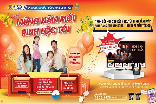 SCTV tung ưu đãi đón Tết