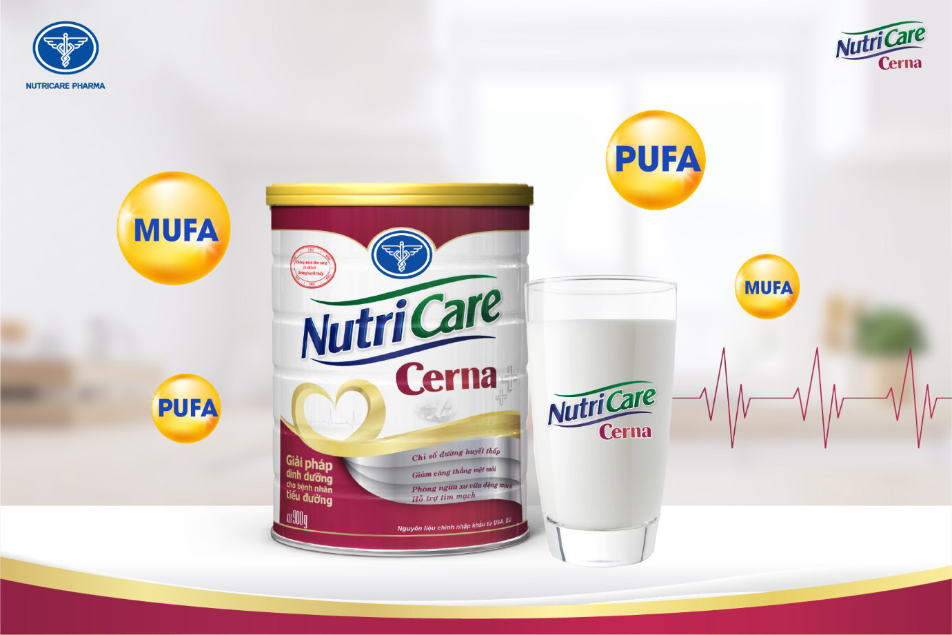 Nutricare Cerna - giải pháp bổ sung dinh dưỡng cho bệnh nhân tiểu đường