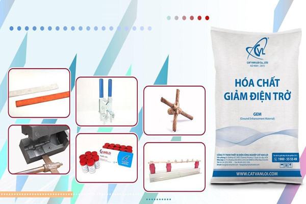 Cát Vạn Lợi cung cấp 2 loại hóa chất giảm điện trở GEM chuẩn IEC 62561