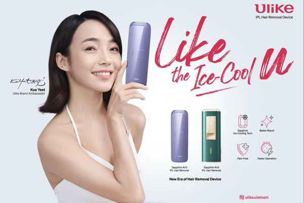 Ulike ra mắt máy triệt lông Sapphire Ice - Cooling