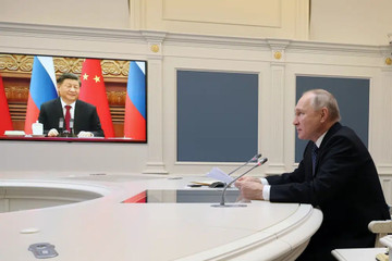 Tổng thống Putin hội đàm trực tuyến với Chủ tịch Tập Cận Bình