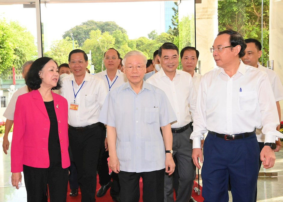 'Tổng Bí thư thăm và làm việc với TP.HCM' đứng đầu 10 sự kiện nổi bật của thành phố