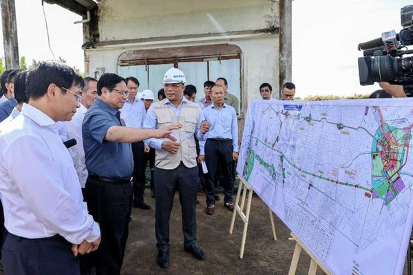 Thủ tướng khảo sát một số dự án trọng điểm tại Bạc Liêu