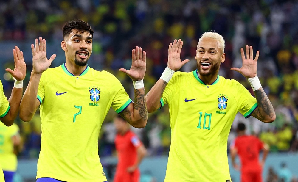 Thắng đậm Hàn Quốc, Brazil đối đầu Croatia ở tứ kết World Cup