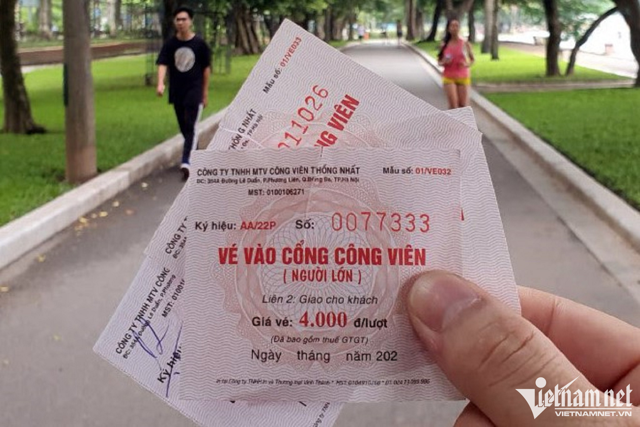 Đề xuất dừng bán vé vào Công viên Thống Nhất