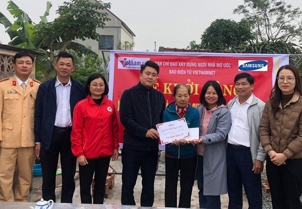 Khởi công xây dựng Ngôi nhà mơ ước cho gia đình bà Vũ Thị Kha ở Nam Định