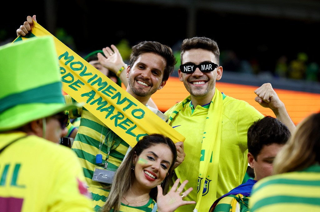 CĐV Brazil luôn là những người sôi động và cuồng nhiệt bậc nhất tại World Cup