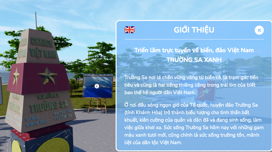 Khai trương nền tảng triển lãm số 'Trường Sa Xanh'