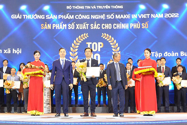 4 giải pháp số của VNPT được vinh danh Giải thưởng Make in Vietnam 2022
