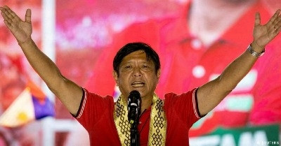 Mr. Ferdinand Marcos Jr.  declared victory in the Philippine presidential election
