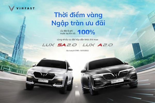 Cơ hội mua xe VinFast ‘giá mềm’ trong tháng 5