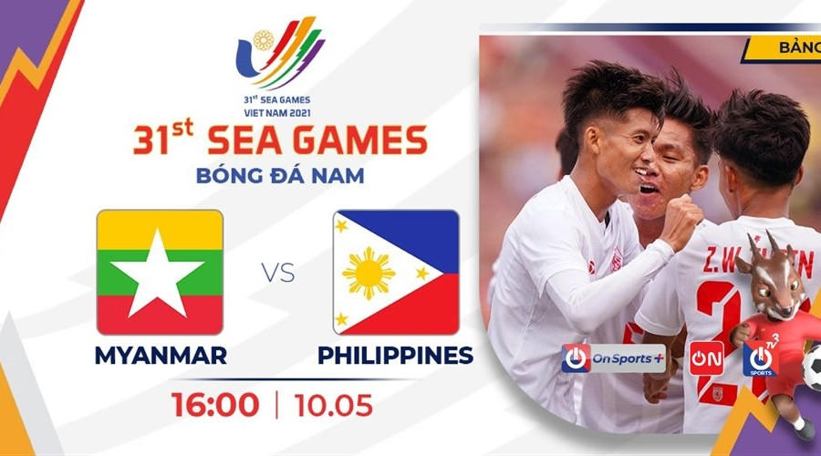 Link xem trực tiếp U23 Myanmar vs U23 Philippines: Bảng A bóng đá nam SEA Games