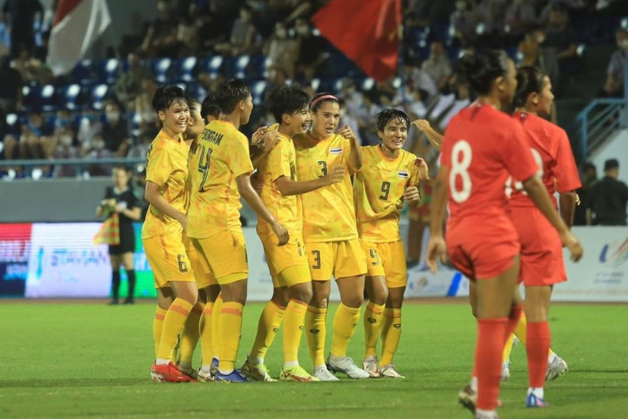 The Thai women’s football team has a dream start at the 31st SEA Games