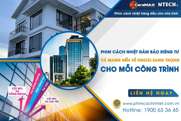 Phim cách nhiệt - giải pháp chống nắng, chống nóng cho nhà kính