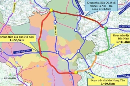 Dự án đường Vành đai 4 vùng Thủ đô, lo ngại khó hoàn thành vào 2025