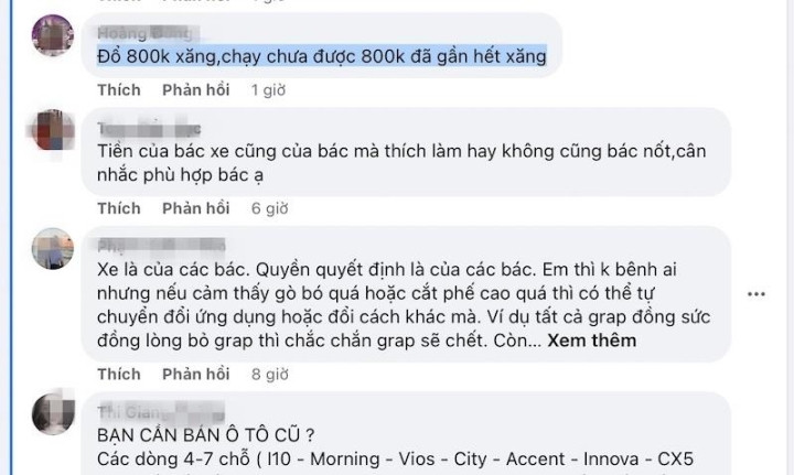 Giá xăng đắt chưa từng có, càng làm càng lỗ, tài xế xe công nghệ tính bỏ việc - 2