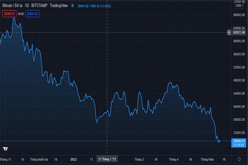 Lạm phát không hạ nhiệt, Bitcoin xuống dưới 30.000 USD
