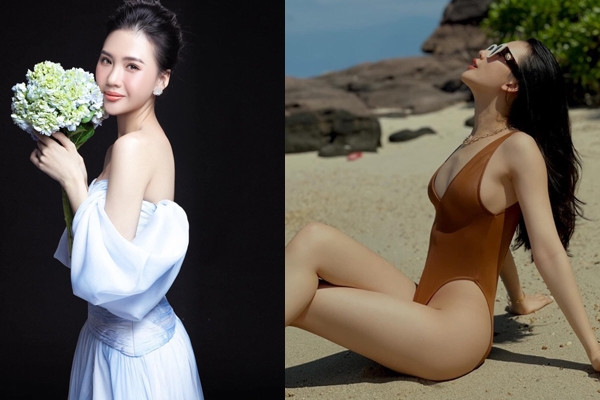 Giải vàng siêu mẫu vòng eo ấn tượng thi Hoa hậu Hoàn vũ VN 2022