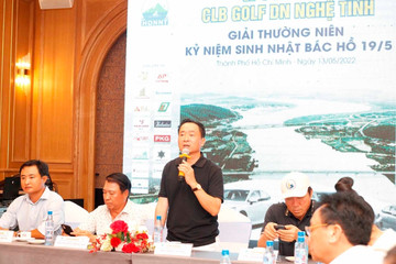 Công bố giải golf doanh nhân kỷ niệm sinh nhật Bác Hồ