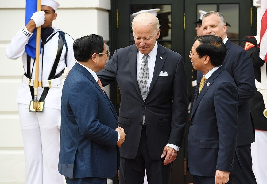 Gặp Thủ tướng Phạm Minh Chính, Tổng thống Mỹ Joe Bidennhận lời thăm Việt Nam