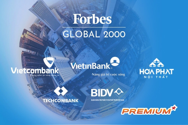 5 doanh nghiệp Việt Nam lọt top 2.000 công ty lớn nhất thế giới