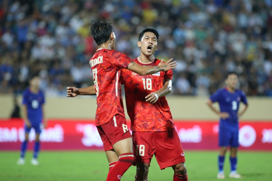 Highlights U23 Thái Lan 5-0 U23 Campuchia: 