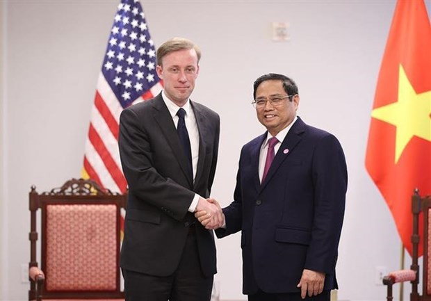 PM hosts US National Security Advisor hinh anh 1