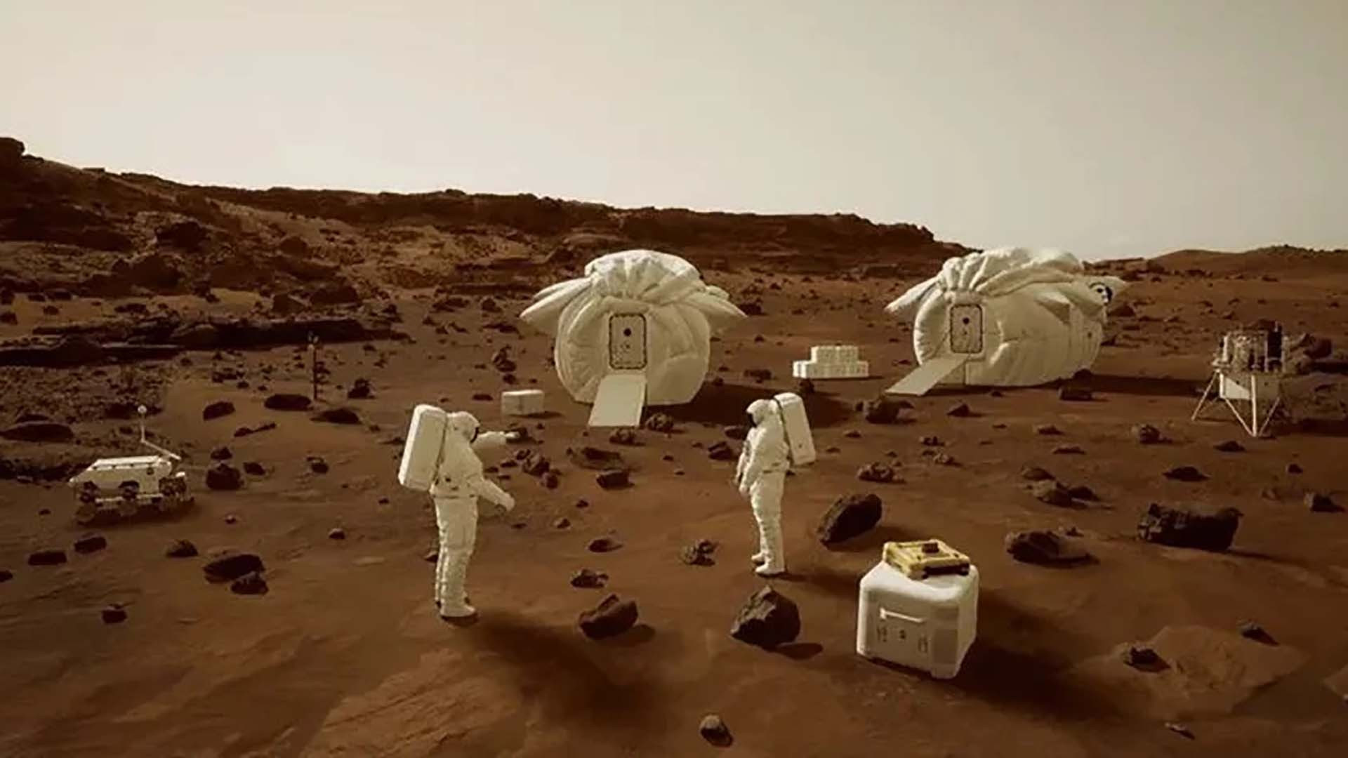 NASA is developing a virtual reality environment of Mars to train future astronauts.  (Source: NASA)