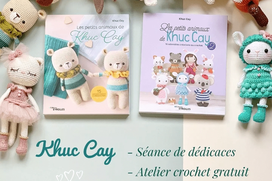 Vietnamese woman in France becomes successful author of books about crochet