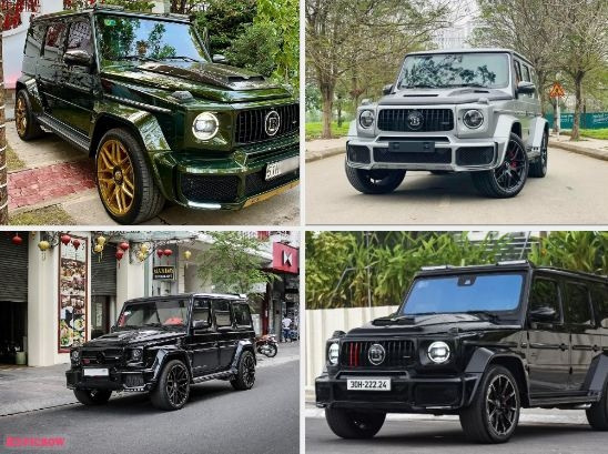 Ngắm loạt xe Mercedes-AMG G63 độ Brabus cực chất của đại gia Việt