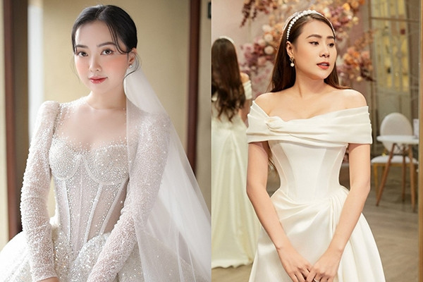 váy cưới trễ vai quyến rũ dành cho bạn - Gaun pengantin Linh Nga | Cô dâu  công chúa, Đám cưới, Cô dâu