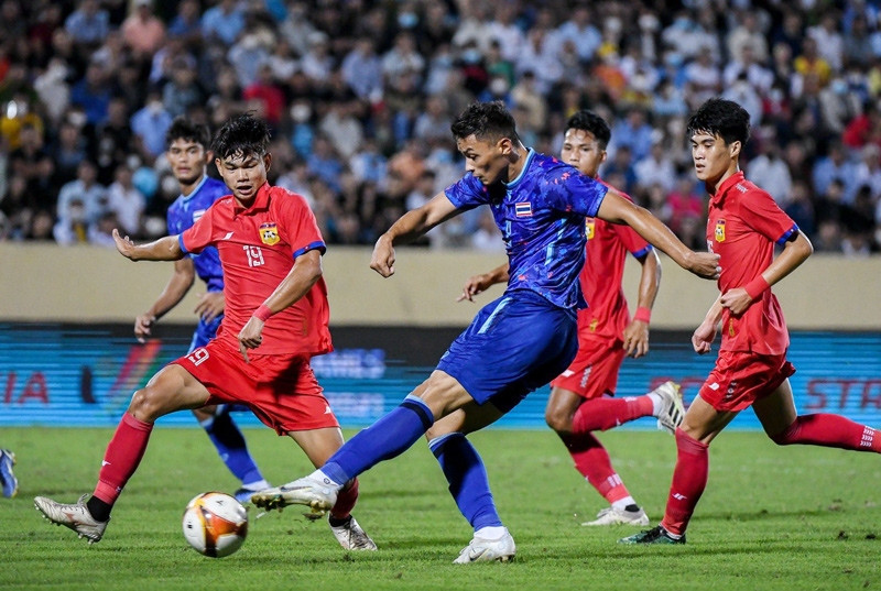 Highlights U23 Thái Lan 1-0 U23 Lào: 