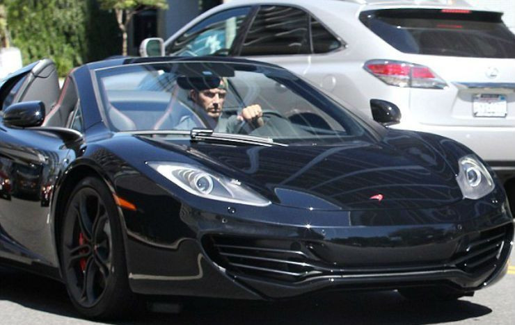 McLaren MP4-12C Spider convertible supercar bought by Beckham in 2013.