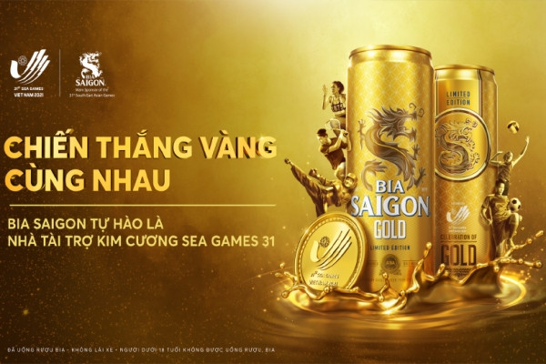 Bia Saigon Gold lan toả thông điệp tích cực cùng SEA Games 31