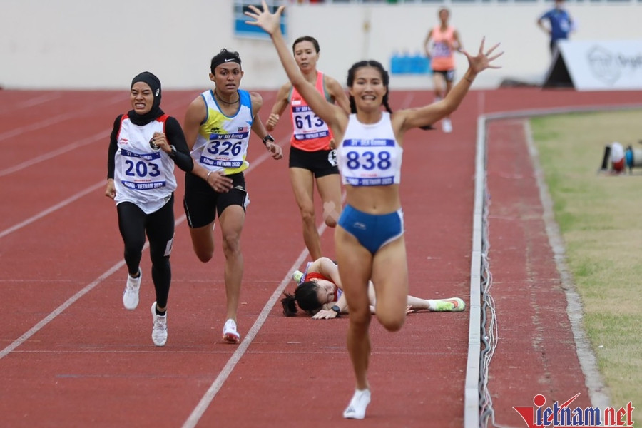 VĐV Malaysia làm Đinh Thị Bích ngã không bị tước huy chương SEA Games 31