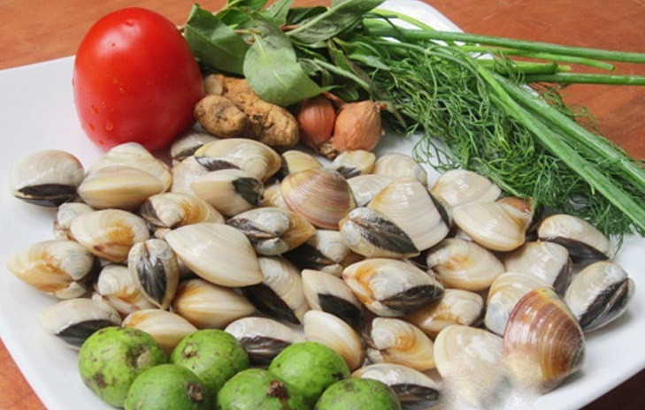 cách nấu canh ngao chua quả sấu