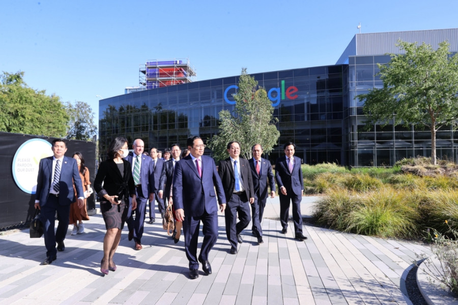 Thủ tướng Phạm Minh Chính đến thung lũng Silicon thăm Apple, Google và Intel