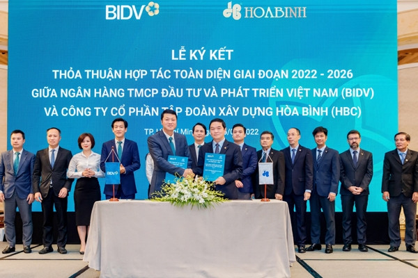 Ngân hàng BIDV và HBC ký thỏa thuận hợp tác toàn diện