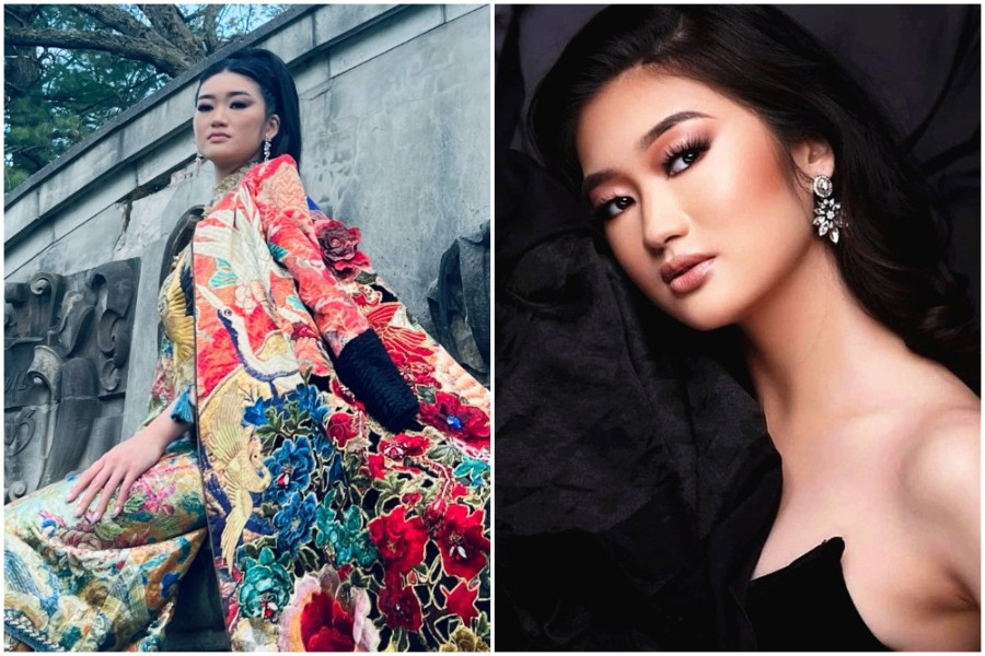 Vẻ gợi cảm của Tân Hoa hậu hoàn vũ Canada trong váy nhà thiết kế Việt