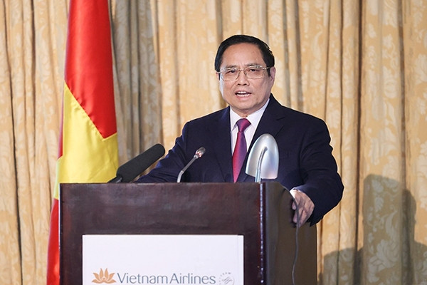 Thủ tướng kêu gọi nhà đầu tư Mỹ cùng Việt Nam 'lợi ích hài hòa, rủi ro chia sẻ'