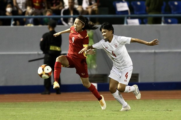 SEA Games 31: Vietnam defeat Myanmar in women’s football semifinal hinh anh 1