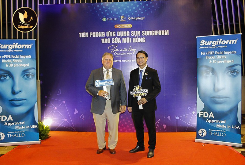 Thẩm mỹ viện Saigon Star ứng dụng sụn Surgiform khắc phục mũi sửa hỏng