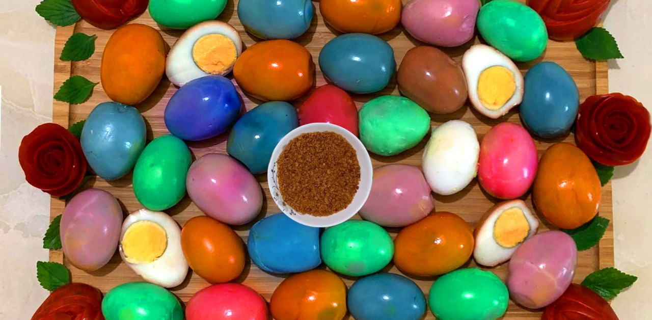 How to boil beautiful natural colorful eggs